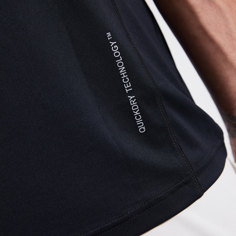 Training tee "Ms Run Tee 2.0"  Black-Black